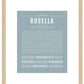 Rosella | Name Art Print