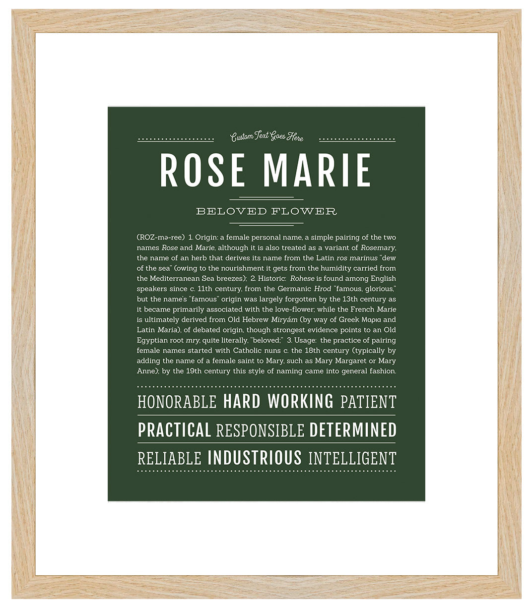 Rosemarie | Name Art Print