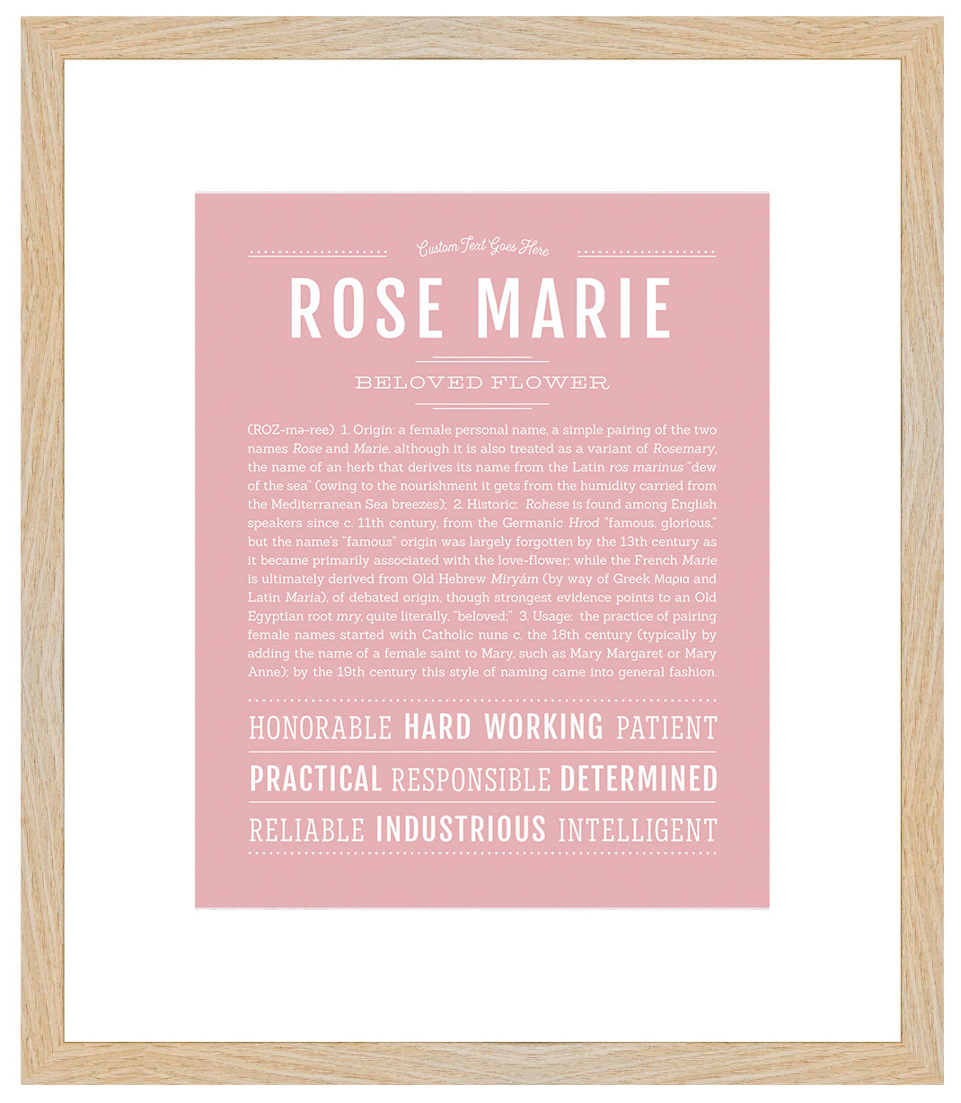 Rosemarie | Name Art Print