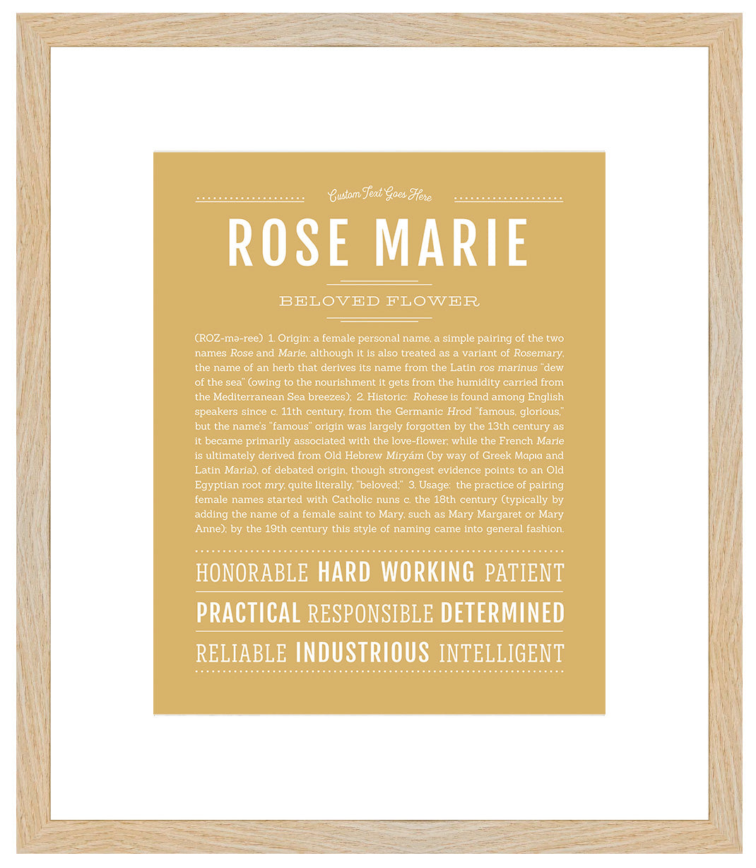 Rosemarie | Name Art Print