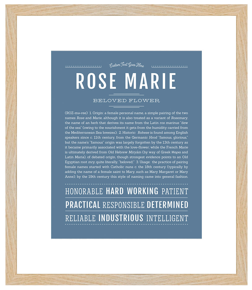 Rosemarie | Name Art Print