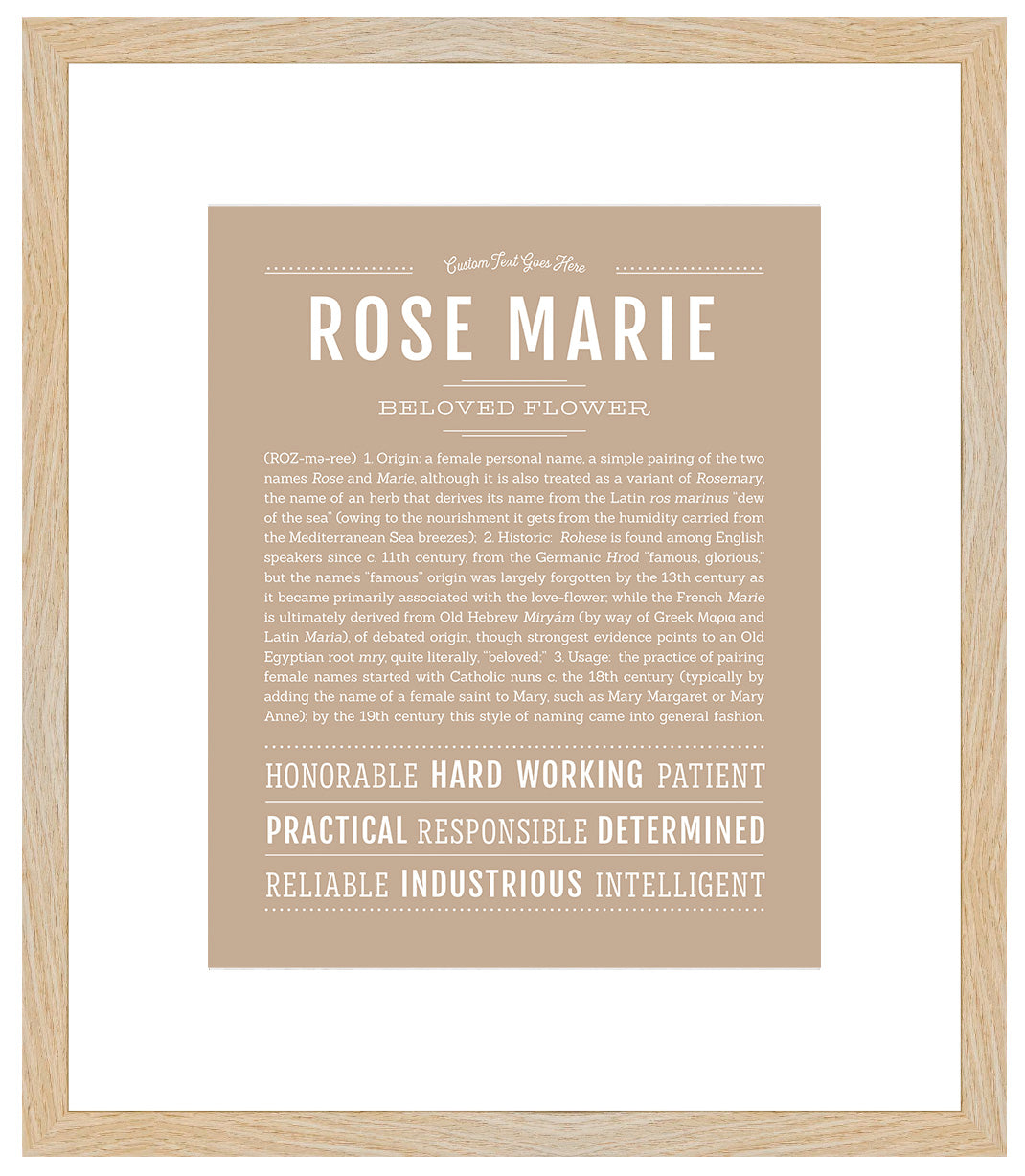 Rosemarie | Name Art Print