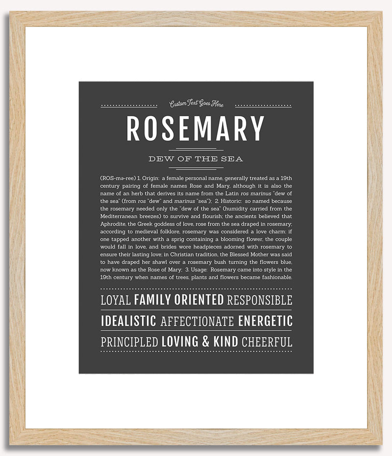 Rosemary | Name Art Print