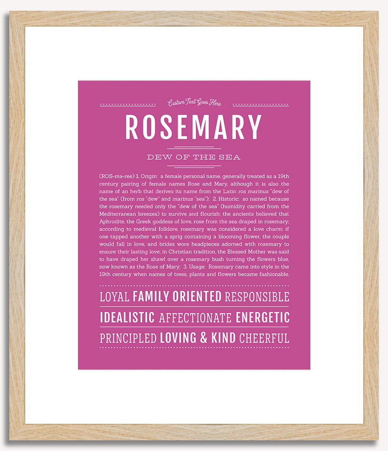 Rosemary | Name Art Print