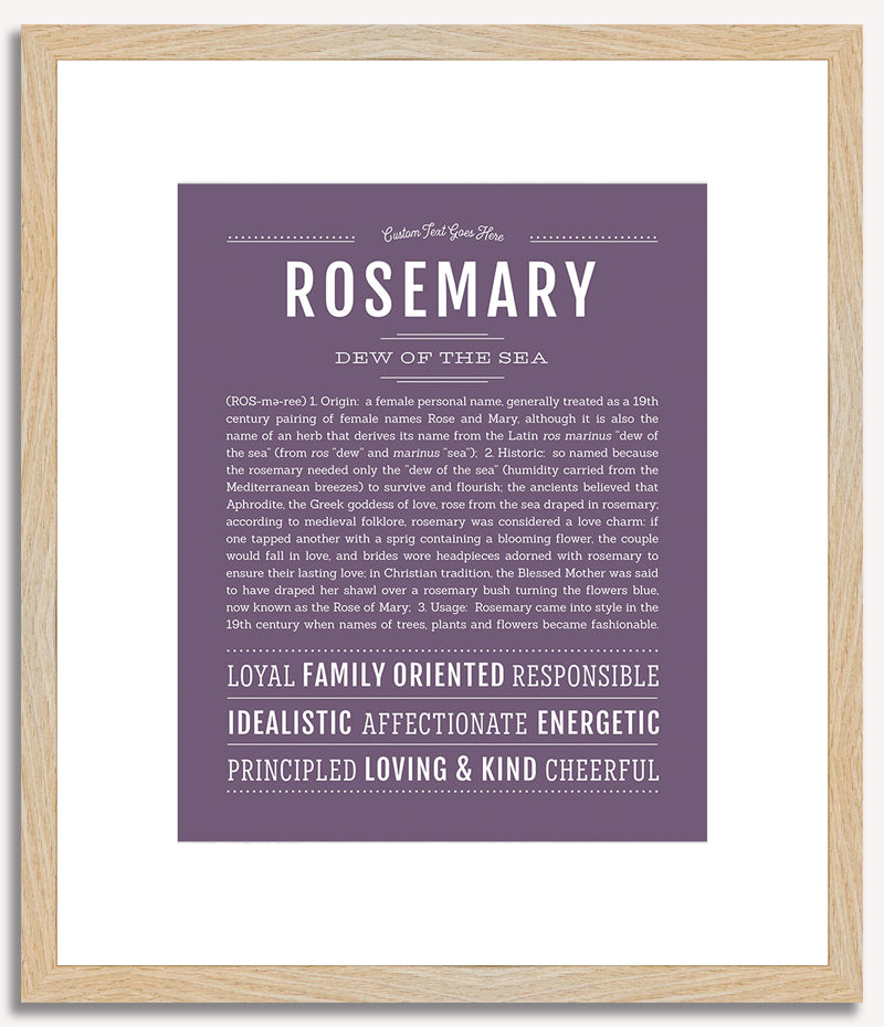 Rosemary | Name Art Print