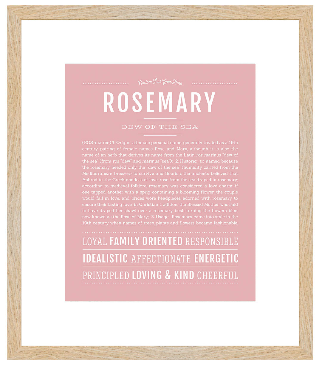 Rosemary | Name Art Print