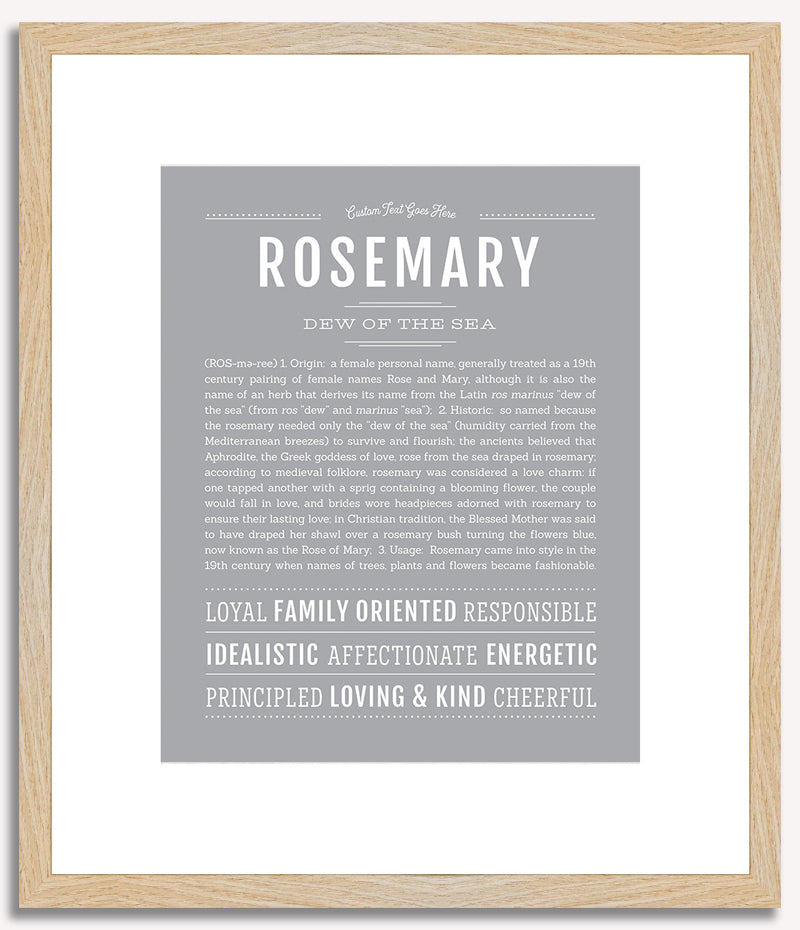 Rosemary | Name Art Print