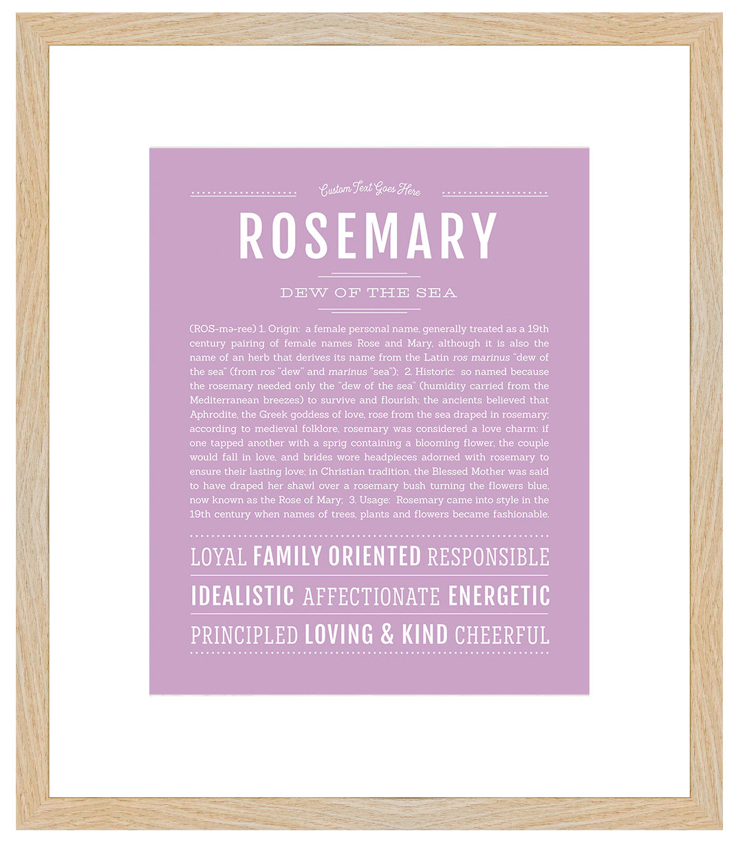 Rosemary | Name Art Print