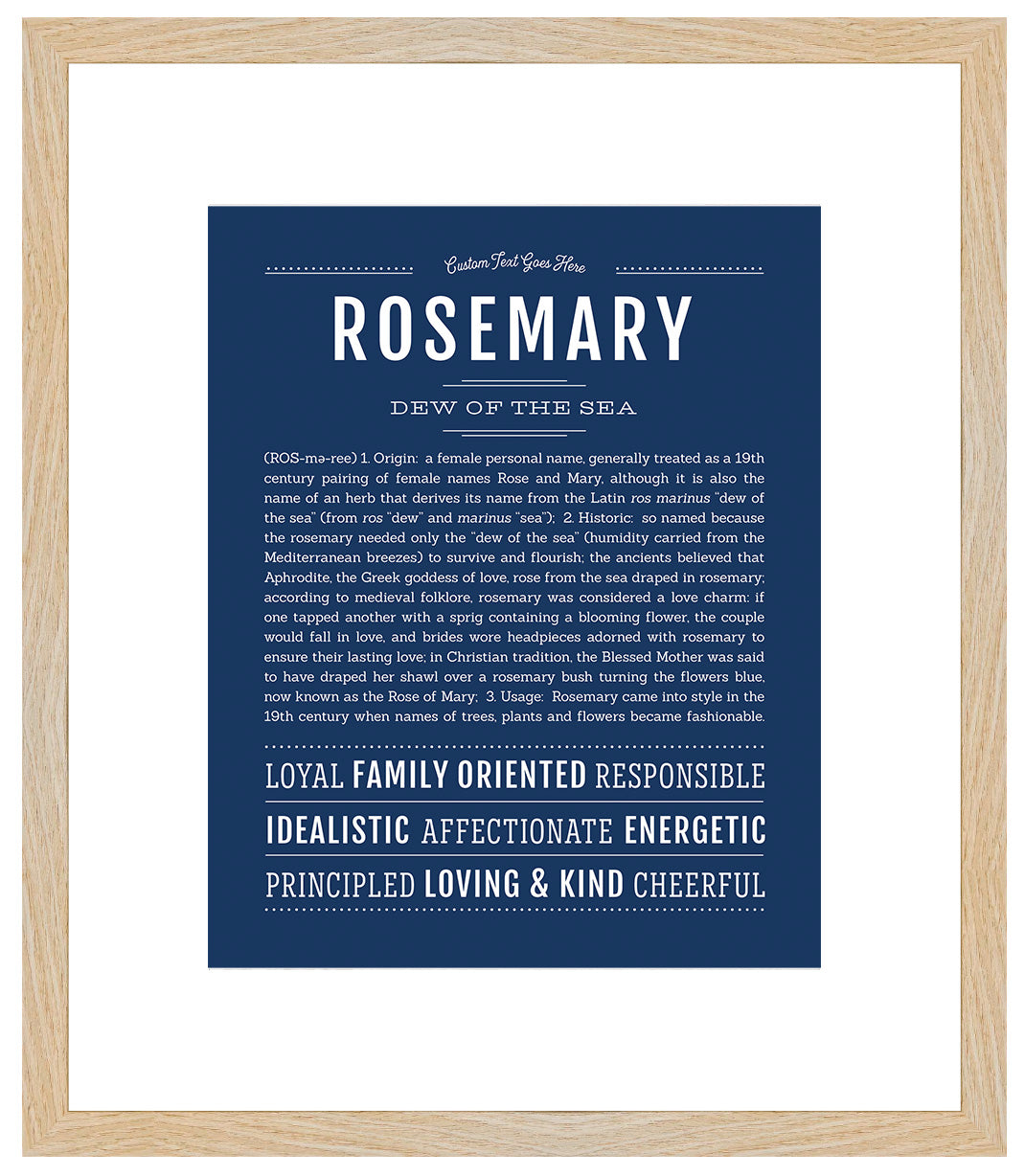 Rosemary | Name Art Print