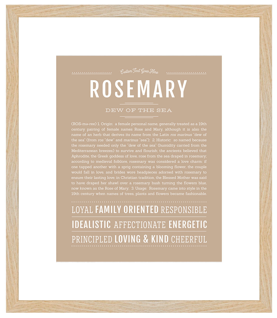 Rosemary | Name Art Print