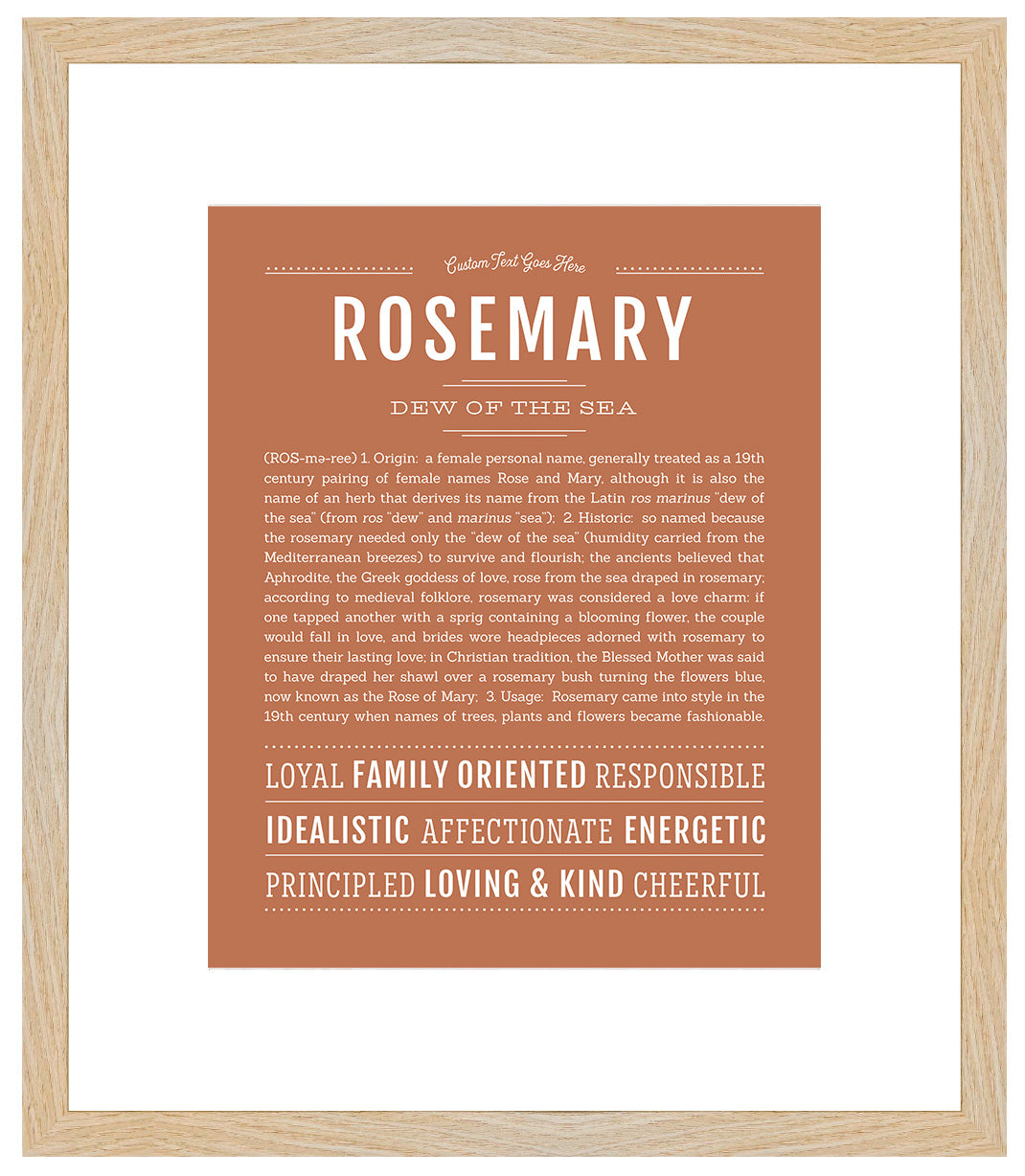 Rosemary | Name Art Print