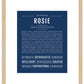 Rosie | Name Art Print