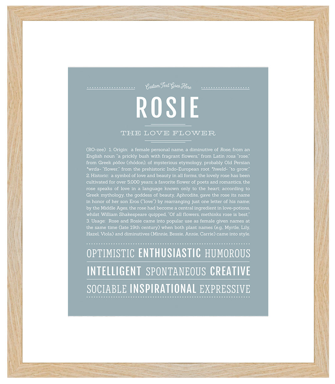 Rosie | Name Art Print