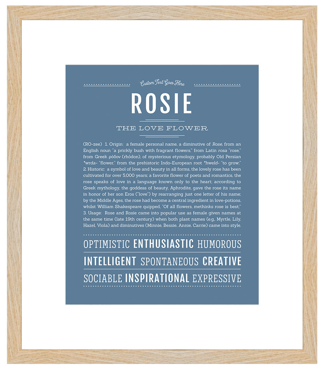 Rosie | Name Art Print