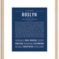 Roslyn | Name Art Print