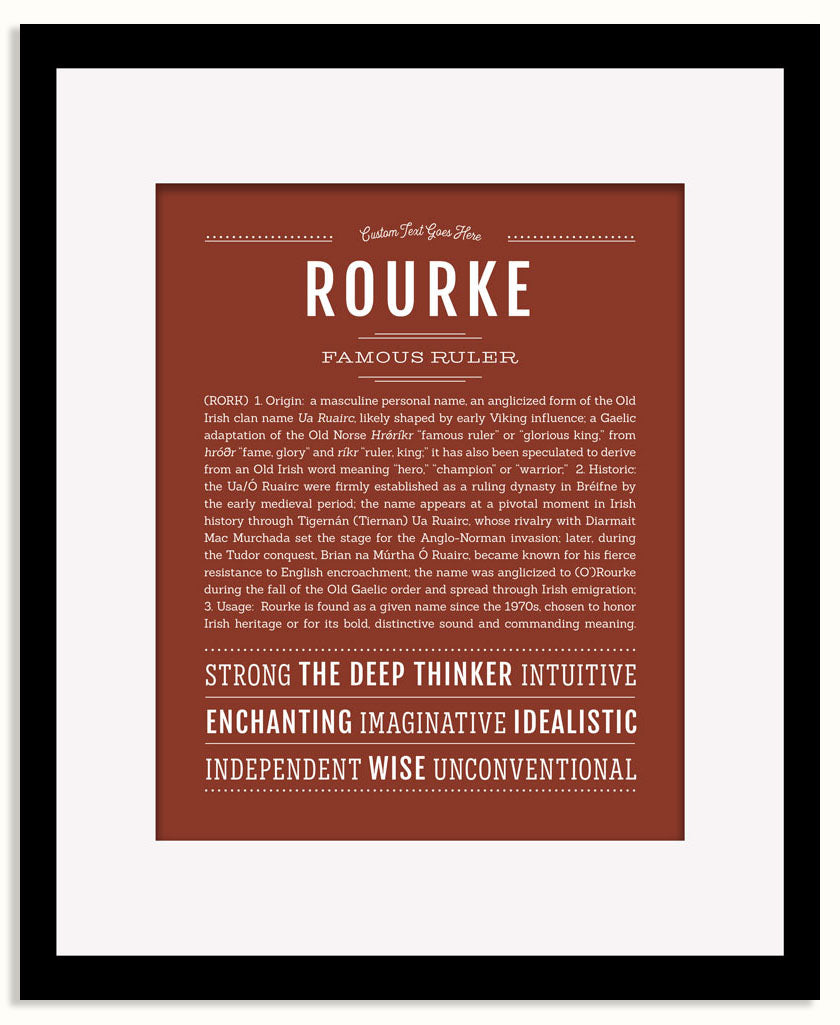 Frame Options | Bordeaux | Black Frame, Matted