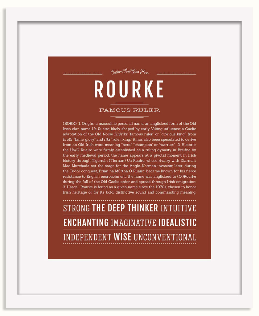 Frame Options | Bordeaux | White Frame, Matted