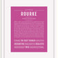 Frame Options | Dark Pink | White Frame, Matted
