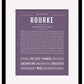 Frame Options | Deep Purple | Black Frame, Matted