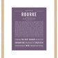 Frame Options | Deep Purple | Maple Frame, Matted
