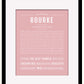 Frame Options | Dusty Rose | Black Frame, Matted