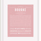 Frame Options | Dusty Rose | White Frame, Matted