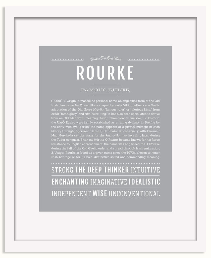 Frame Options | Light Gray | White Frame, Matted