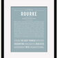 Frame Options | Powder Blue | Black Frame, Matted