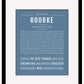 Frame Options | Steele Blue | Black Frame, Matted