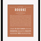 Frame Options | Terra Cotta | Black Frame, Matted