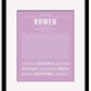 Frame Options | Lilac | Black Frame, Matted