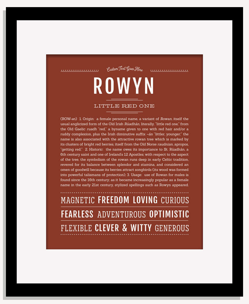 Rowyn | Name Art Print