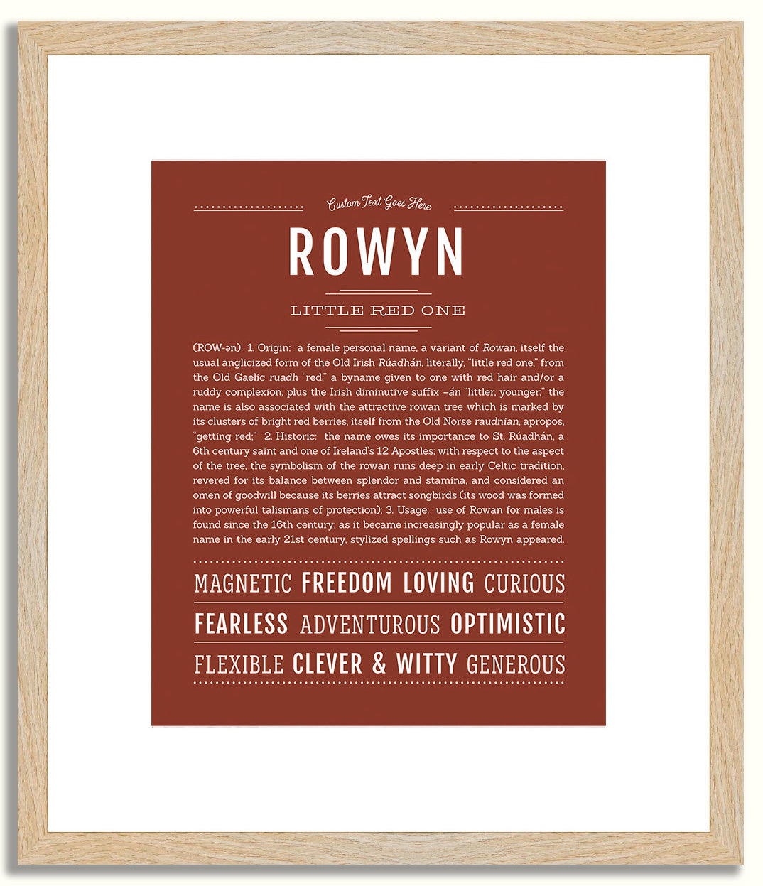 Rowyn | Name Art Print
