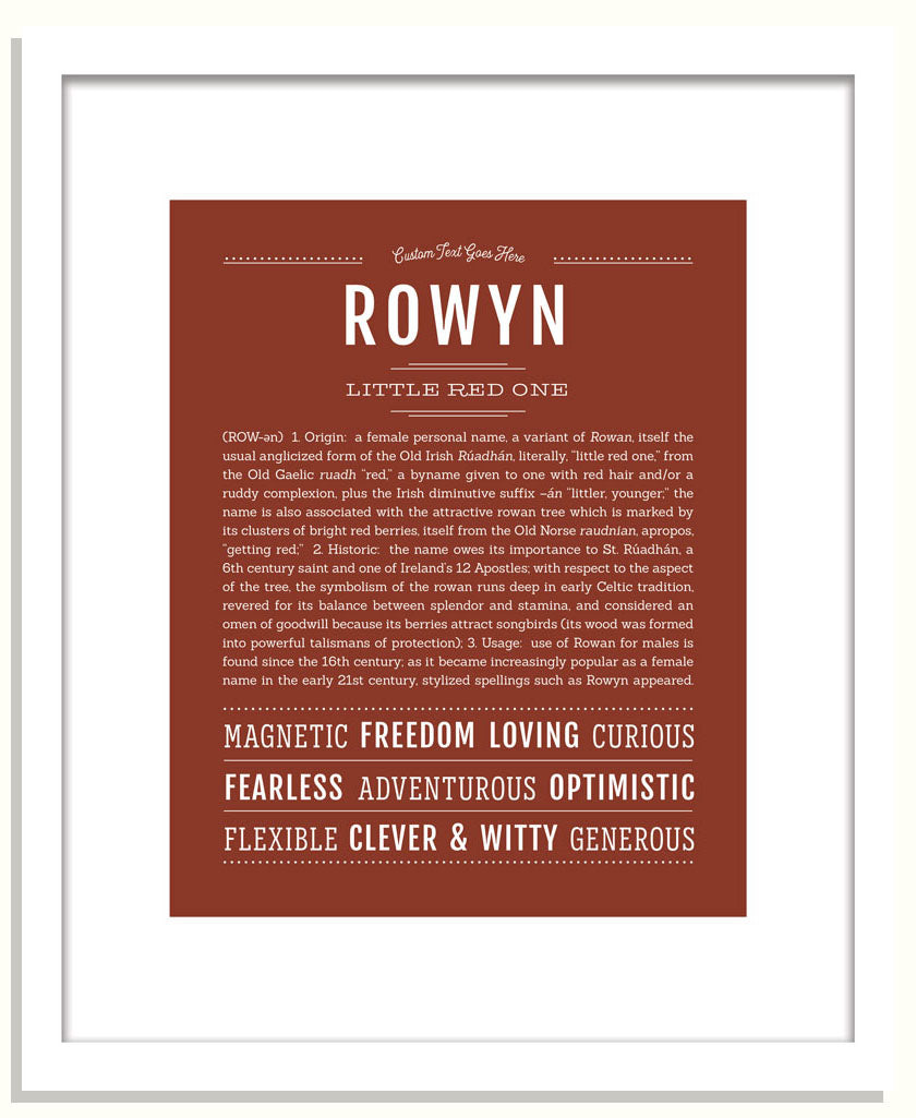 Rowyn | Name Art Print