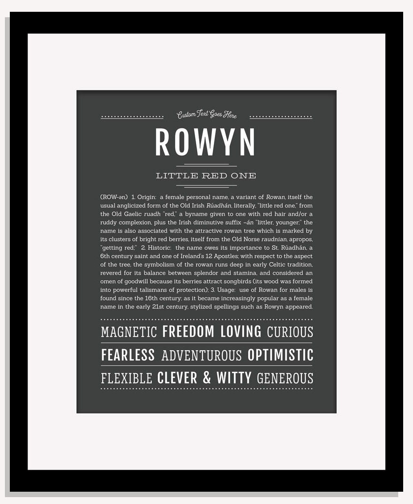 Rowyn | Name Art Print