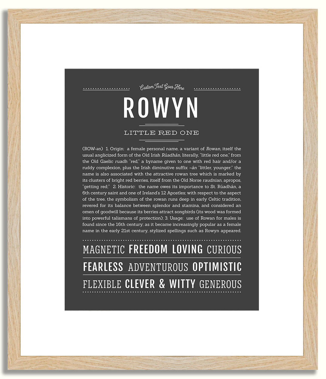 Rowyn | Name Art Print