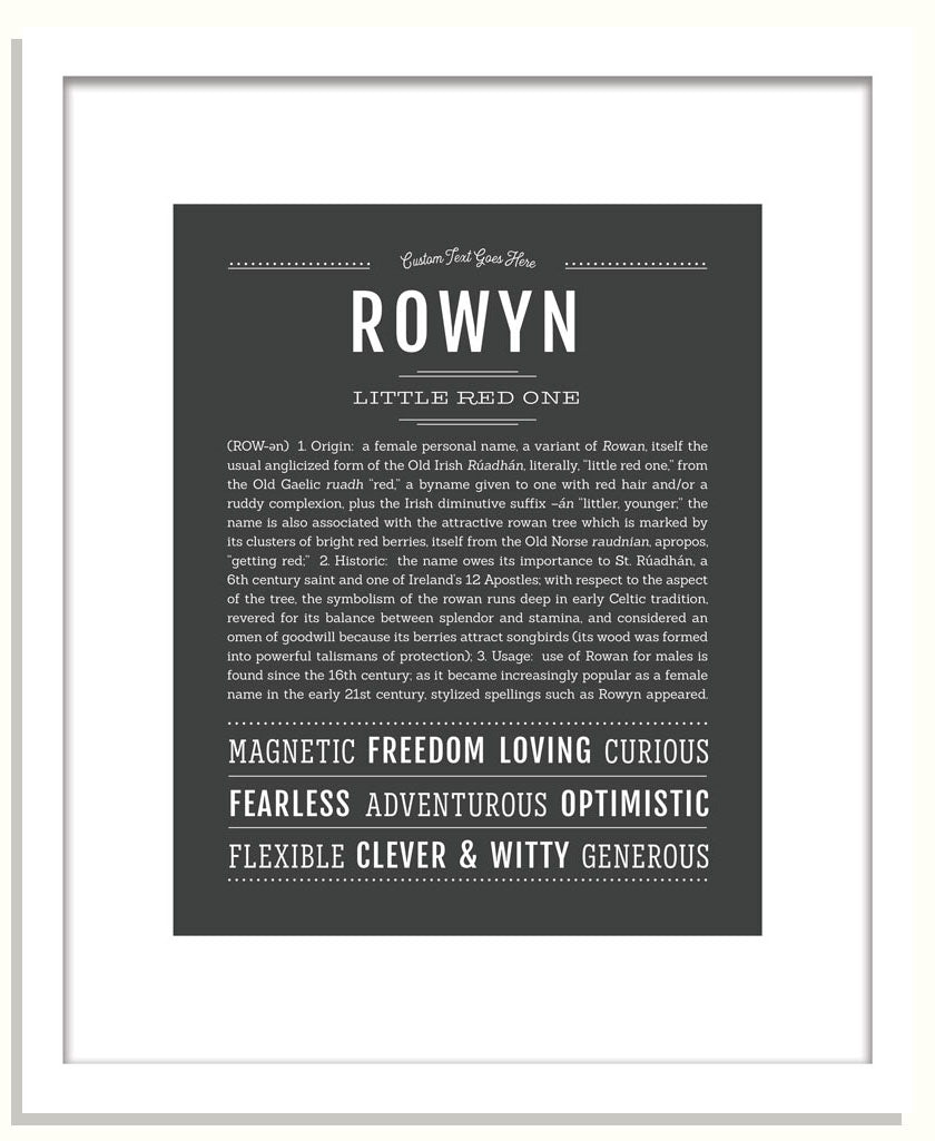 Rowyn | Name Art Print