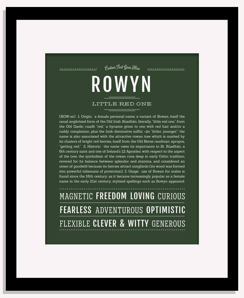Rowyn | Name Art Print