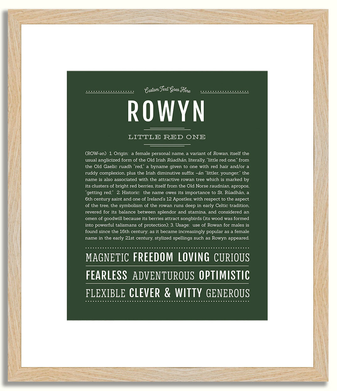 Rowyn | Name Art Print