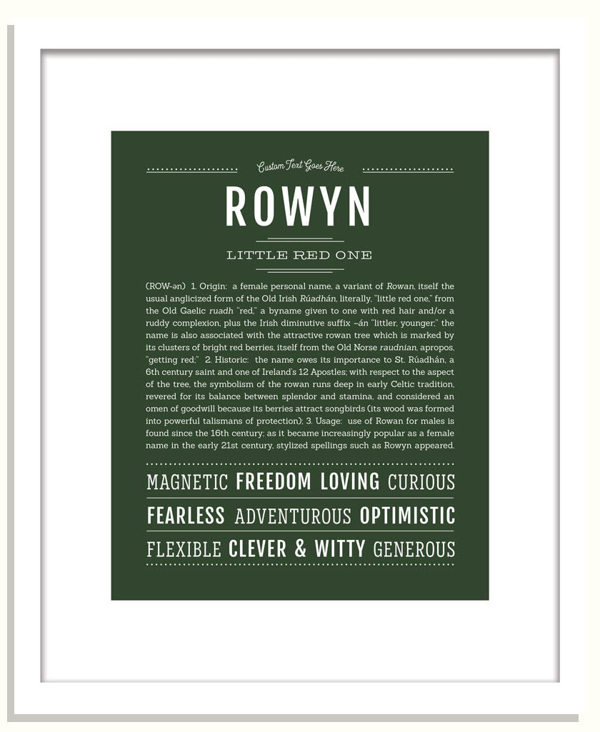 Rowyn | Name Art Print