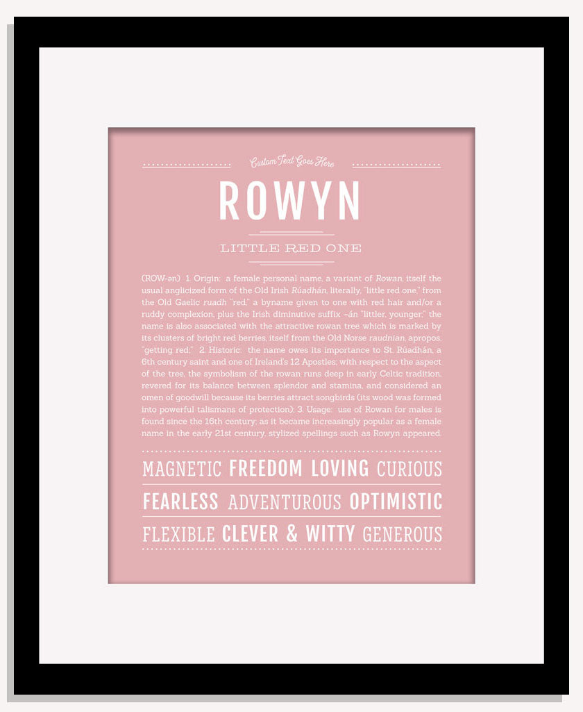 Rowyn | Name Art Print