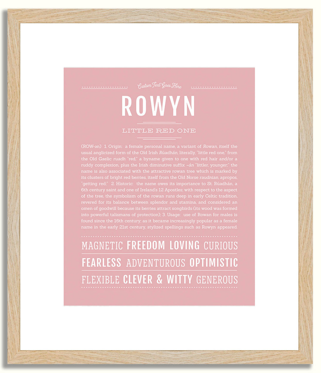 Rowyn | Name Art Print