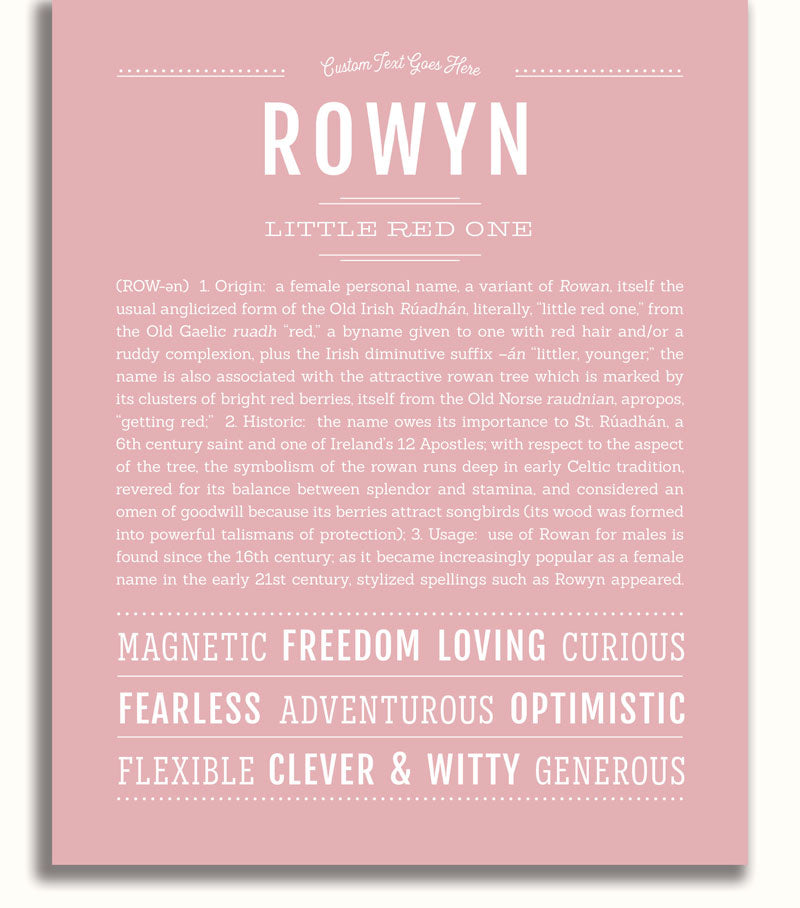 Frame Options | Dusty Rose | White Frame, Matted
