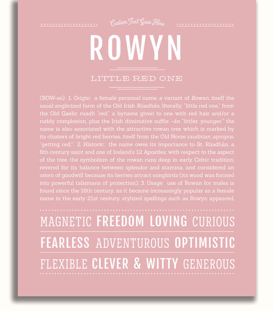 Frame Options | Dusty Rose | White Frame, Matted