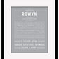 Rowyn | Name Art Print