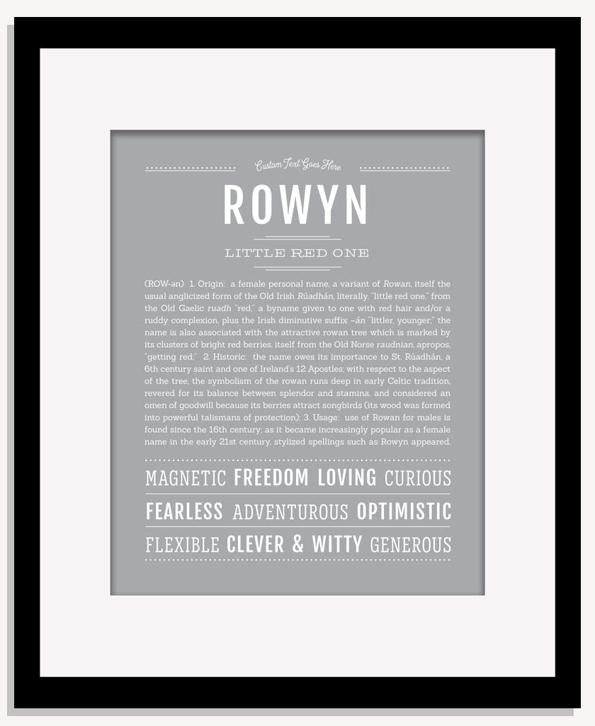 Rowyn | Name Art Print