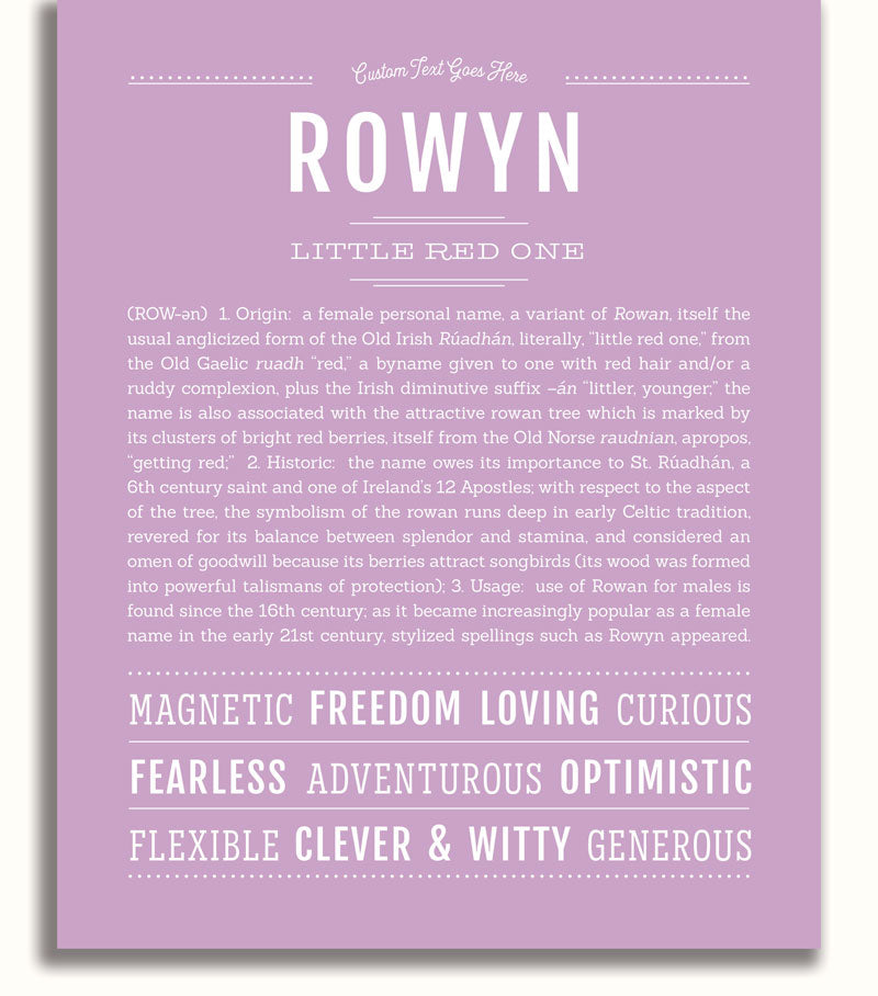 Frame Options | Lilac | White Frame, Matted