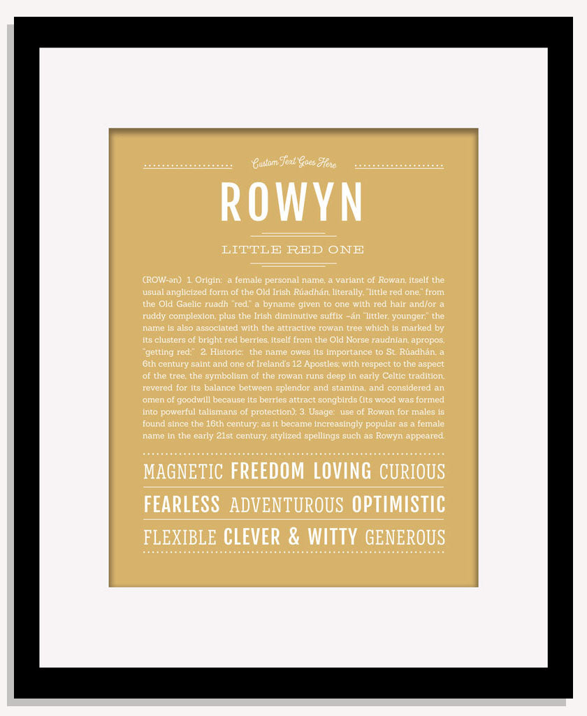Rowyn | Name Art Print