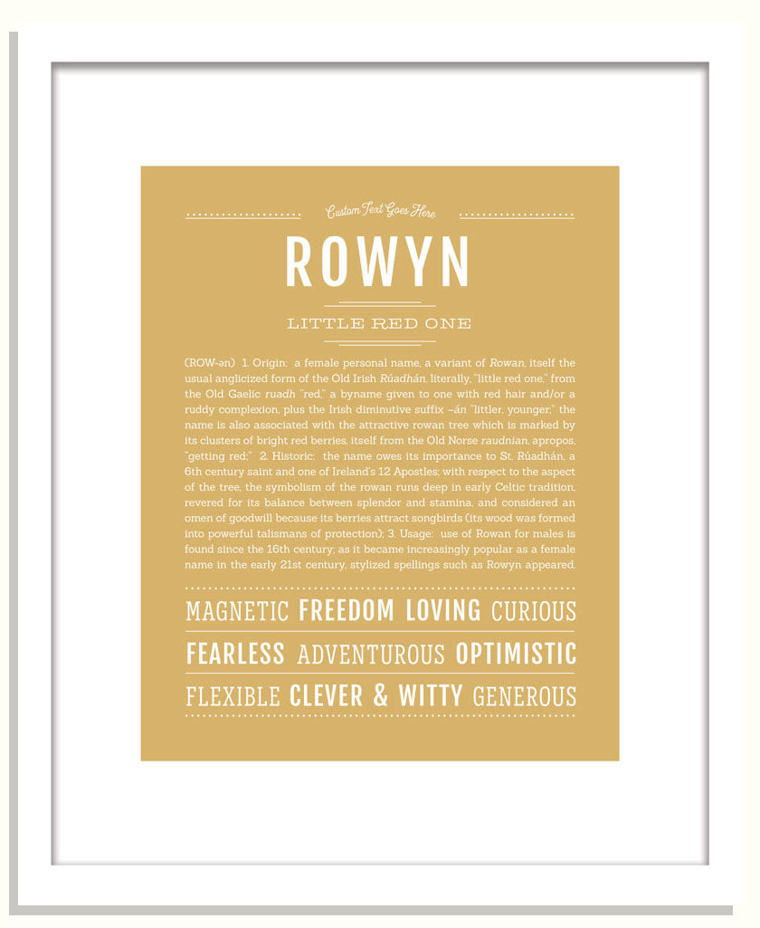 Rowyn | Name Art Print