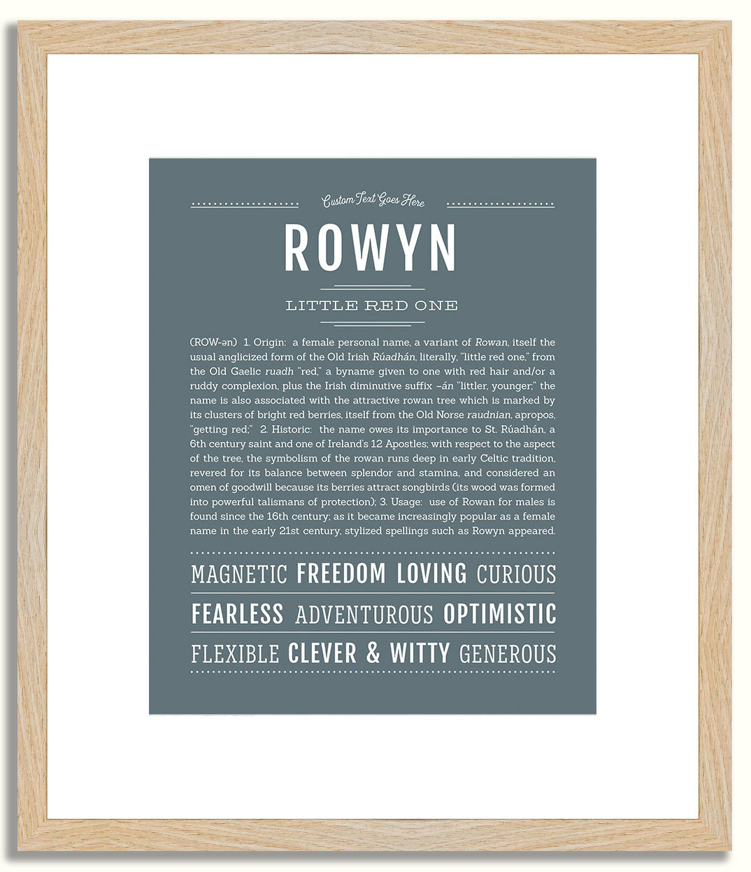 Rowyn | Name Art Print